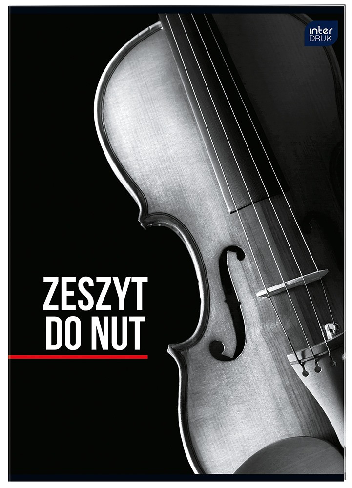 Zeszyt do nut A4, pionowy, mix, 16 kartek, Interdruk